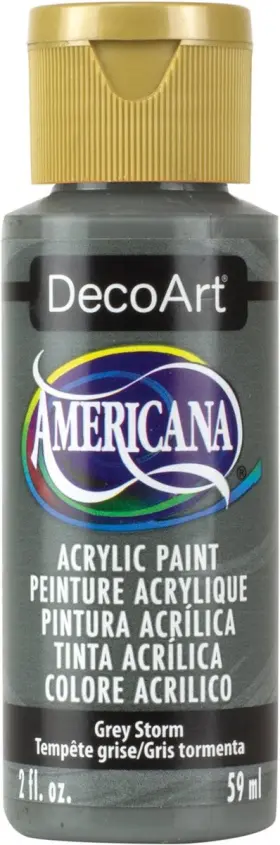 Da-328 Decoart Americana Acrylic Paint 2 Oz 1 Count Pack Of Grey Storm