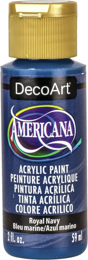 2oz-royal Decoart Da-377 Deco Art Americana Acrylic Paint 1 Count Pack Of Royal Navy