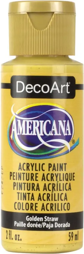 Da168-3 Decoart Americana Acrylic Paint 2-ounce 1 Count Pack Of Golden Straw