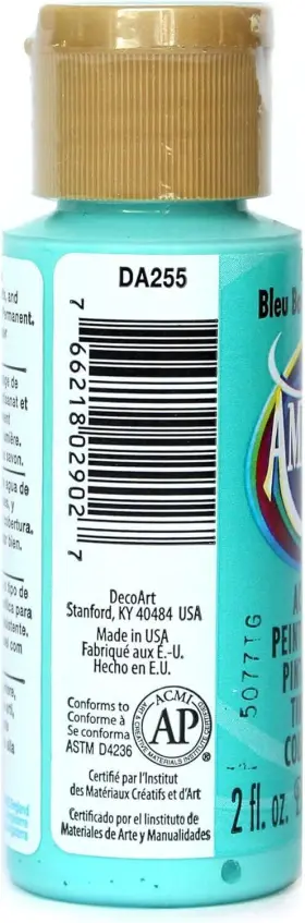 Da255-3 Decoart Americana Acrylic Paint 2-ounce 2 Fl Oz Pack Of 1 Bahaman Blue #2