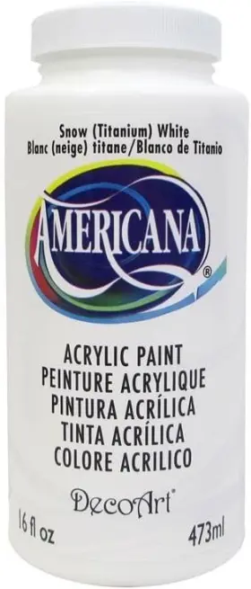 Dao1-65 Decoart Americana Acrylic Paint 16 Fl Oz Pack Of 1 Titanium White
