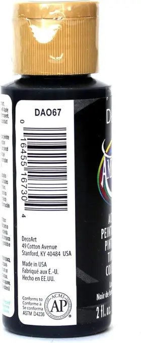 Dao67-3 Decoart Americana Acrylic Paint 2-ounce Lamp 2 Fl Oz Pack Of 1 Black #2