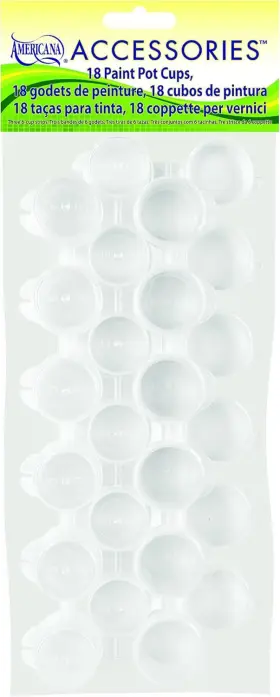 Das208-k Decoart Empty Paint Pots 18/pkg-1/8 Ounce 1 Count Pack Of