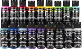 Dask361 Decoart Americana Multi-surface Satin Favorites 2 Fl Oz Pack Of 18 Assortment