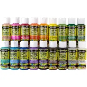 Decoart Dask371 Acrylic Patio Paint Fan Favorites 36 Fl Oz Pack Of 1 Assortment