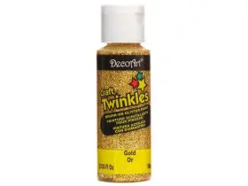 Dct3-3 Decoart Craft Twinkle Paint 2-ounce Gold 2 Oz