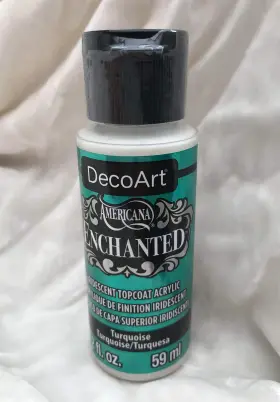 De03-30 Decoart Deco Art Enchanted Paint 2oz Turquoise Us One 1 Count Pack Of
