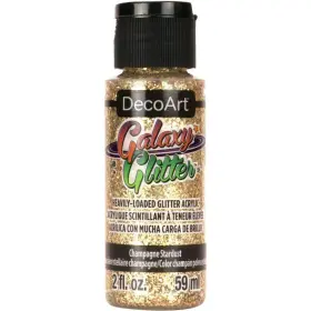 Dgg2oz-14 Decoart Galaxy Glitter Acrylic Paint 59ml Gold