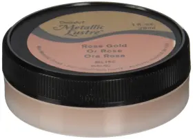Ml-81-15 Decoart Metallic Lustre Wax Finish 1 Oz Rose Ounce Pack Of Gold