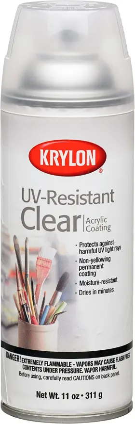Kr1303a Division Crystal Clear Acrylic Coating Spray 6 Oz Gloss Finish Single Can