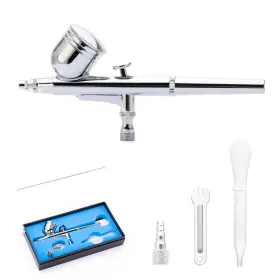 Rp130 Dotool Airbrush Kit Dual-action Gravity Feed Set With A 0.3mm Tip And 1/4 O