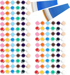 Drayear-a002 Drayear 48 Pieces Mini Acrylic Paint Set Includes 12 Colors Colorful