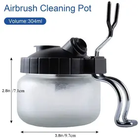 Dtacke 734678050707 Multi-purpose Airbrush Cleaner Cleaning Pot Strong Glass Filters Airb #2
