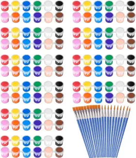 Yl-009 Dua Maiga 145 Pcs Mini Acrylic Paint Set For 0.09 Fl Oz Pack Of 140 Color-1