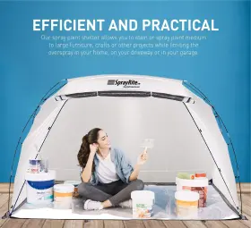Easygo Products 682698712689 Sprayrite Paint Spray Shelter Painting Tent Furniture Stain She #2