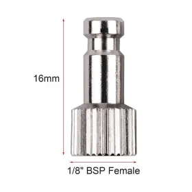 Ebest 936474716762 Airbrush Quick Release Adapter Connecter With Valve 1/8 Inch For Paasche 4 M #3