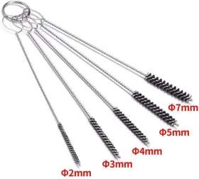 Ediyworld 706090942618 2 Set Cleaning Brush Kit For Iwata Badger Paasche Master Airbrush Spray Gun #2