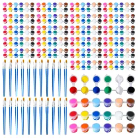 Yy-001 Eiruokiga 25 Pack Mini Acrylic Paint Set 350 Pcs Kids 1 Fl Oz Of 12 Color