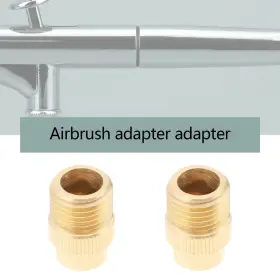Emagtech 894957022170 2pcs Airbrush Hose Adaptor 1/8inch Bsp Male Brass Adapter Compatible #2