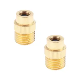 Emagtech 894957022170 2pcs Airbrush Hose Adaptor 1/8inch Bsp Male Brass Adapter Compatible