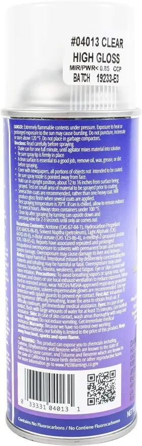 04013 Environmental Technology 12-1/2-ounce Spray Sealer Clear #3