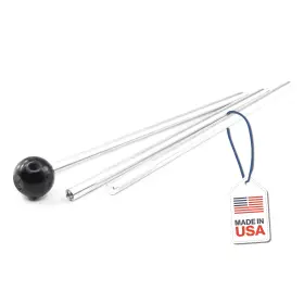 70044 Excel Blades 30-inch Aluminum Mahl Stick Painter Hand Rest With Silver
