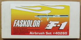 40260 Faskolor F-1 Airbrush Set Dual Action Nos