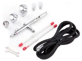 Ag-183k Fengda 970083521911 Timbertech Multi-purpose Airbrush Set Dual-action Gravity Feed Airbr