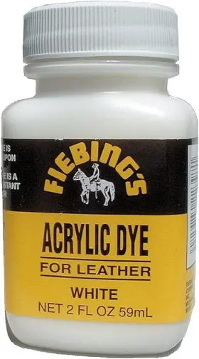 2604-07 Fiebings Acrylic Dye 2 Oz White
