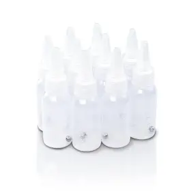 2024357 Flylin 10pcs Paint Bottle 30ml Empty Airbrush Bottles With Scale Plastic