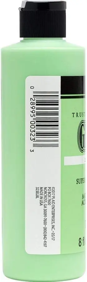 323e Folkart 028995003233 Glow In The Dark Paint 8 Oz Green Fl Pack Of 1 #2