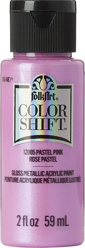 12005 Folkart Color Shift Acrylic Craft Paint 2 Fl Oz Pack Of 1 Pink Pastel