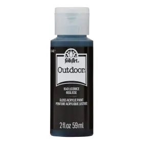 1640 Folkart Outdoor Acrylic Paint In Assorted 2 Fl Oz Pack Of 1 Licorice