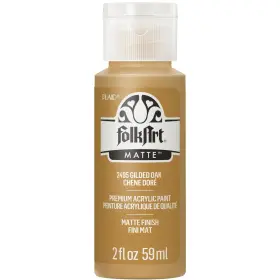 2495 Folkart Acrylic Paint In Assorted Colors 2 Fl Oz Pack Of 1 Gilded Oak