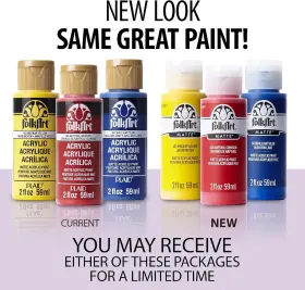 2546 Folkart Acrylic Paint In Assorted Colors 2 Fl Oz Pack Of 1 Bright Pink #2