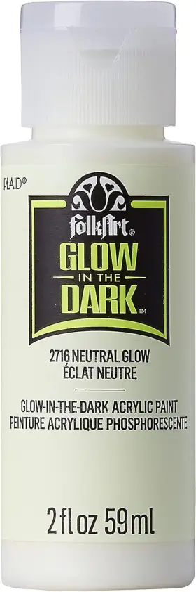 2716 Folkart Acrylic Dark Paint Neutral Glow 2 Fl Oz Pack Of 1