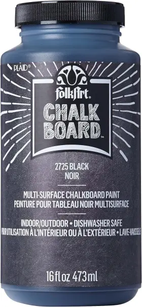 Fa2725 Folkart 2725 Multi-surface Chalkboard Paint 16 Fl Oz Pack Of 1 Black