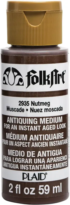 2935 Folkart Antiquing Medium Paint 2 Oz Fl Pack Of 1 Assorted