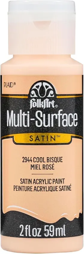 2944 Folkart Multi-surface Acrylic Craft Paint 2 4 Fl Oz Pack Of 1 Cool Bisque