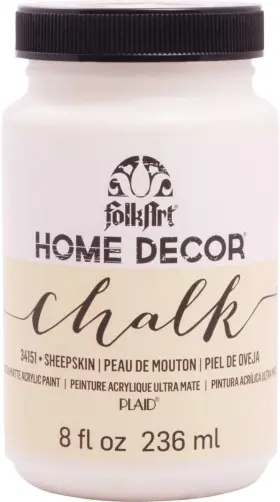 34151 Folkart Home Decor Chalk Furniture And Craft 8 Fl Oz Pack Of 1 Sheepskin