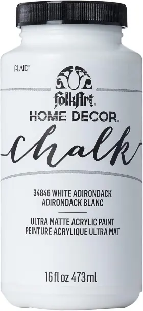 34846 Folkart Home Decor Chalk Furniture And 16 Fl Oz Pack Of 1 White Adirondack