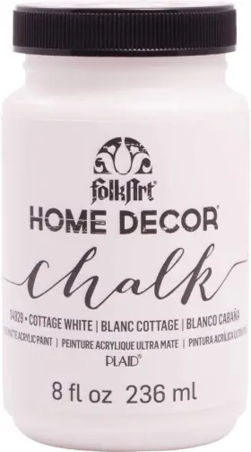 34929 Folkart Home Decor Chalk Furniture And Craft 8 Fl Oz Pack Of 1 Cottage White