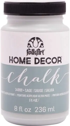 34999 Folkart Home Decor Chalk Furniture And Craft Paint In 8 Fl Oz Pack Of 1 Sage
