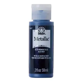 36224 Folkart Metallic Acrylic Craft Paint 2 Fl Oz Pack Of 1 Midnight Blue