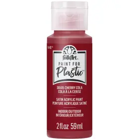 36505 Folkart Acrylic Craft Paint For Plastic Arts 1 Count Pack Of Cherry Cola
