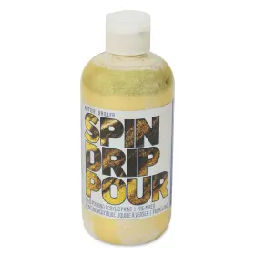 50411 Folkart Drizzle Glitter Pre-mixed Acrylic 1 Count Pack Of Gold Rush