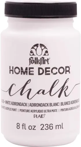 Folkart 599039276871 Home Decor Chalk Furniture And 8 Fl Oz Pack Of 1 White Adirondack