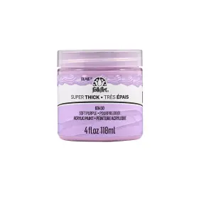 60450 Folkart Super Thick Acrylic Paint With A 1 Count Pack Of Soft Purple