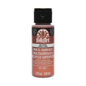 6305 Folkart Multi-surface Metallic Paint In 2 Fl Oz Pack Of 1 Copper