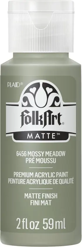 6456 Folkart Acrylic Paint In Assorted Colors 2 Fl Oz Pack Of 1 Mossy Meadow